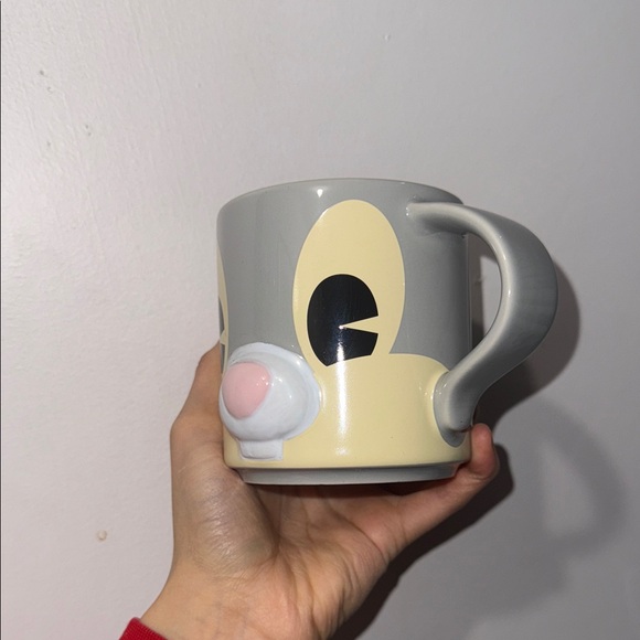 Gray and Cream Cartoon Character Mug Thumper Disney Bambi - Picture 6 of 11